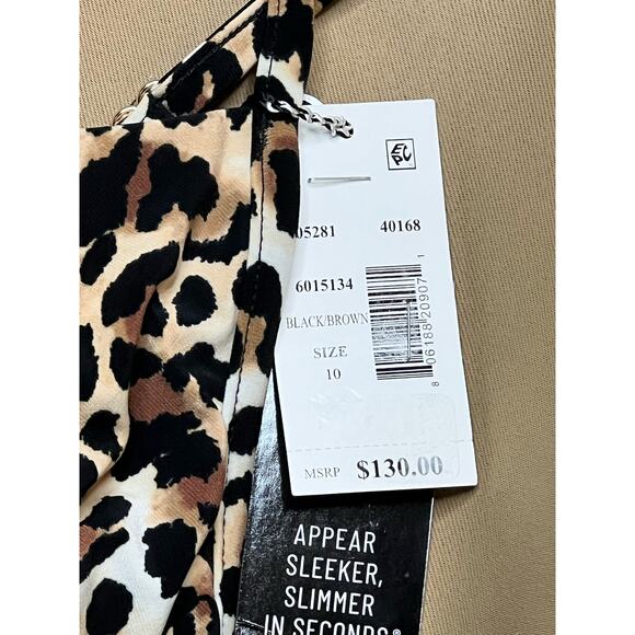 Miraclesuit Magicsuit Chloe Leopard Tankini Swim Suit 10 NWT - Picture 7 of 7